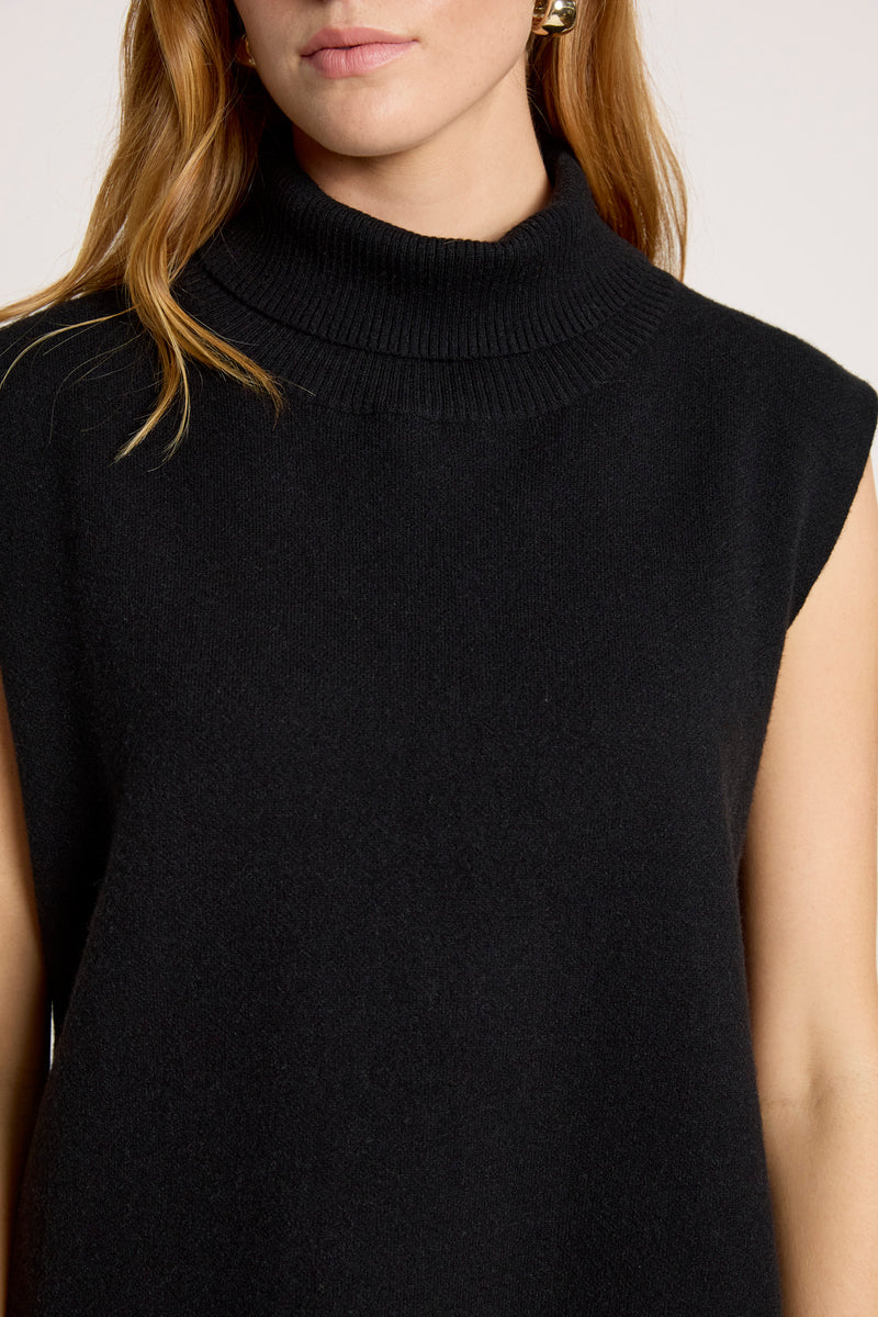 Zala Knit Vest / Black