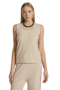 Samira Knit Tank / Bisque