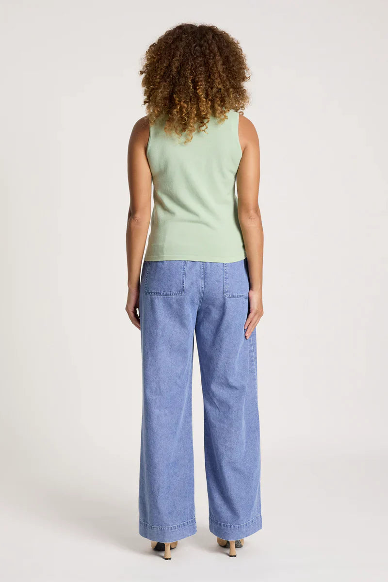 Samira Knit Tank / Sage
